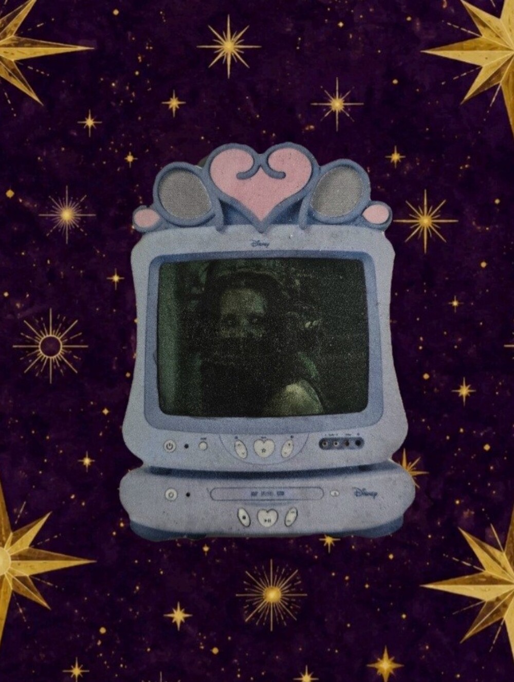 Handmade Horror Princess Tv Wood Pin